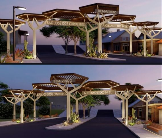 Prefeito Felício Queiroz apresenta projeto dos novos portais de entrada de São José dos Cordeiros